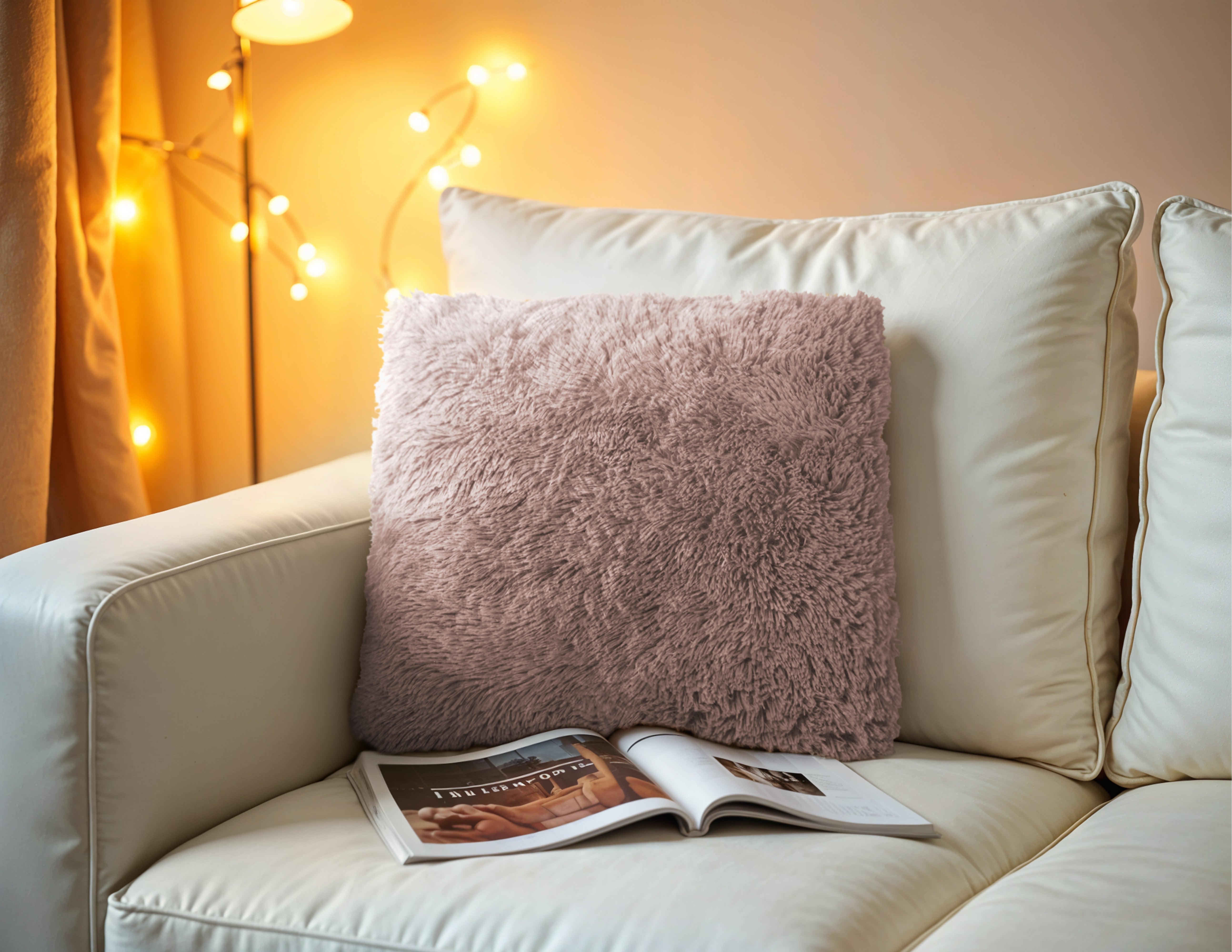Teddy bear sierkussen Poeder Roze