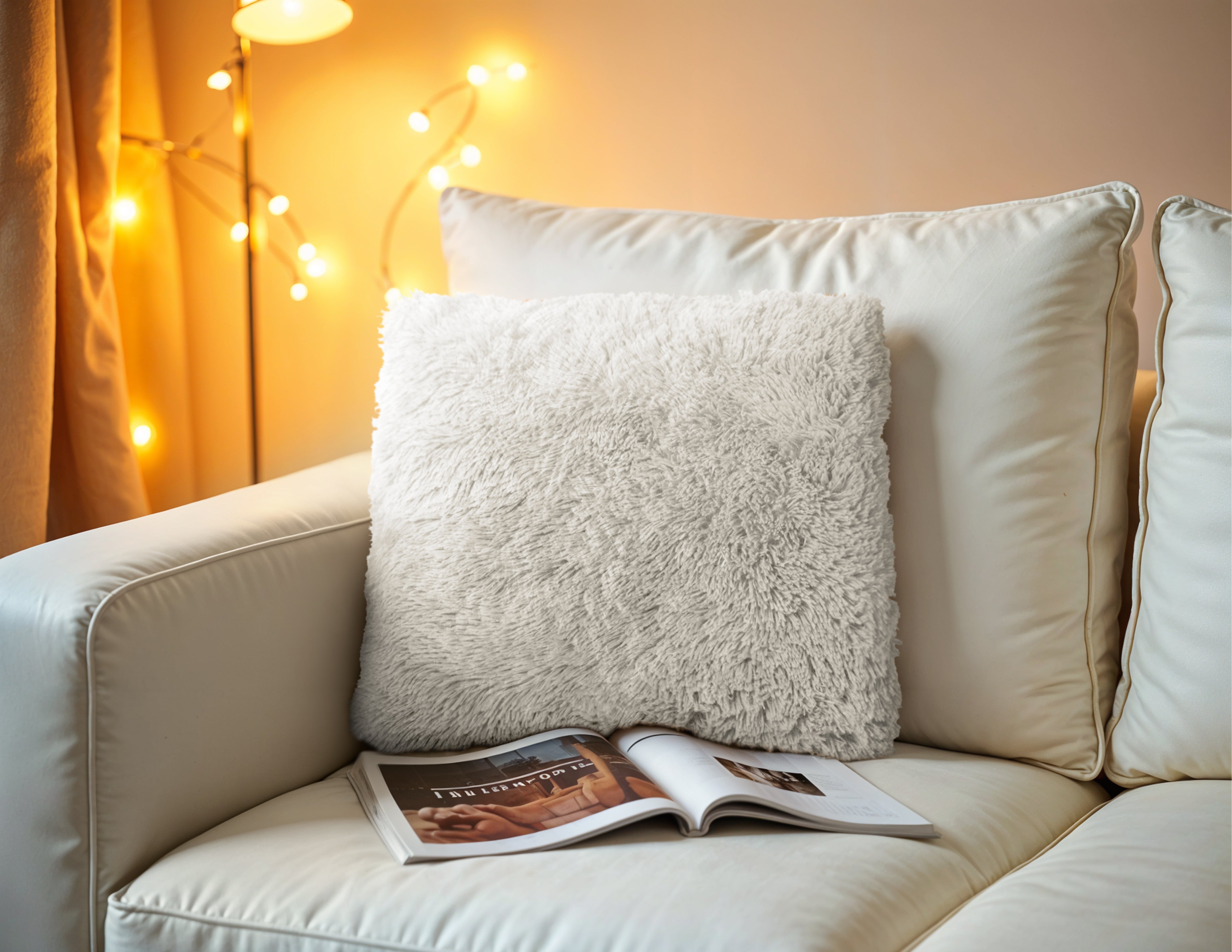 Teddy bear sierkussen Licht Taupe