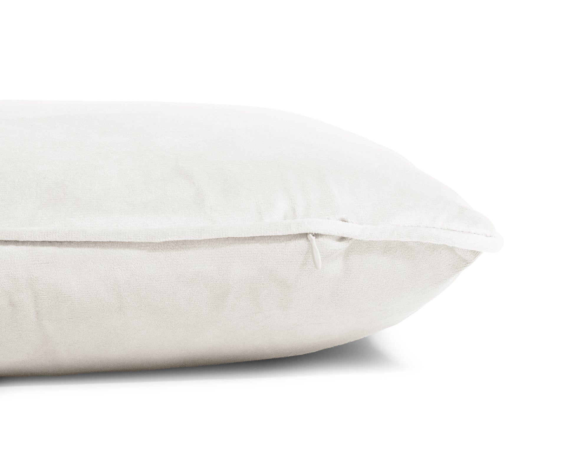 Velvet sierkussen Beige