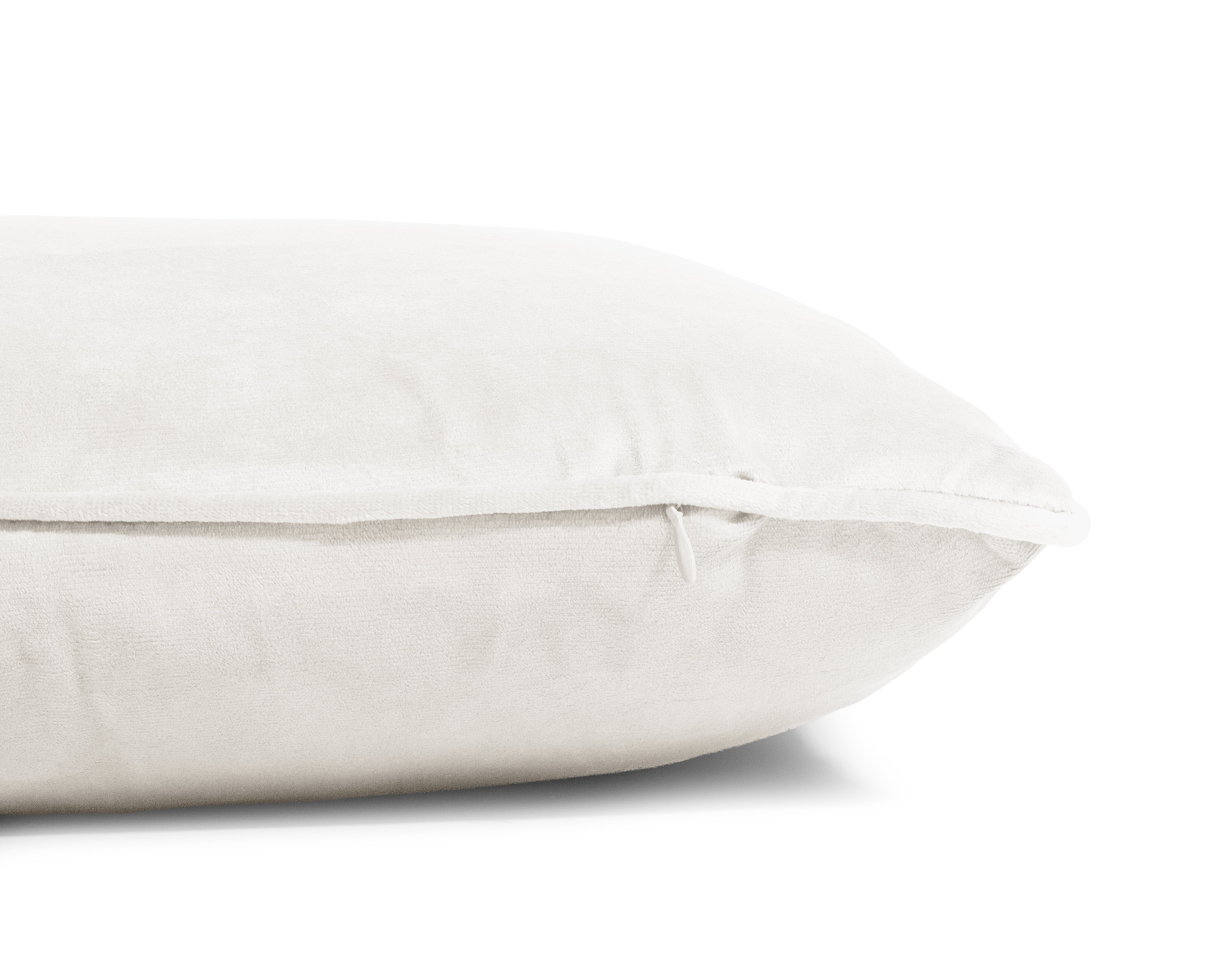 Velvet sierkussen Beige