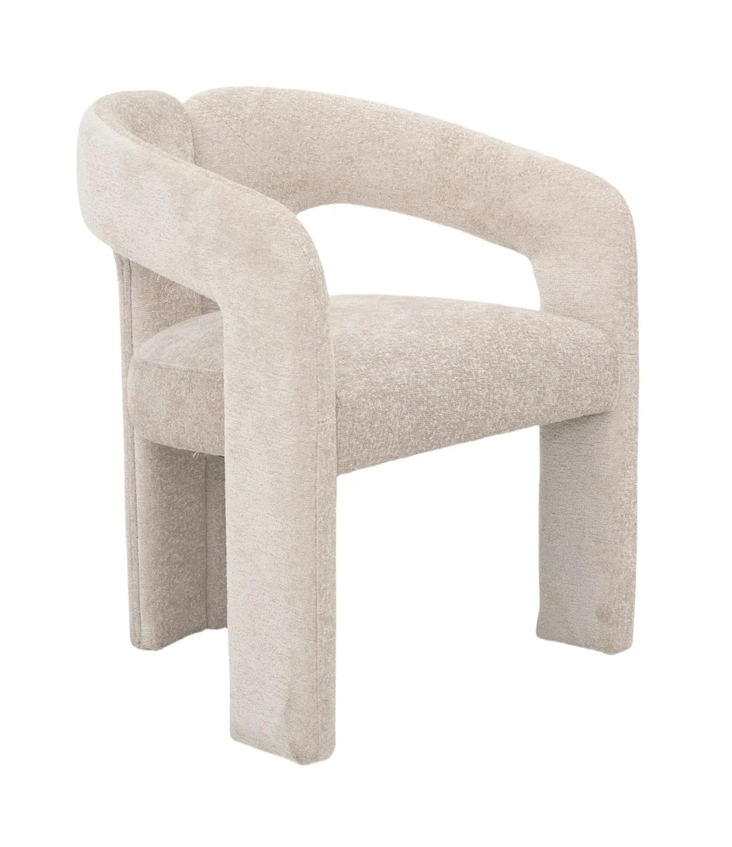 CHAISE BARONI GRISE 