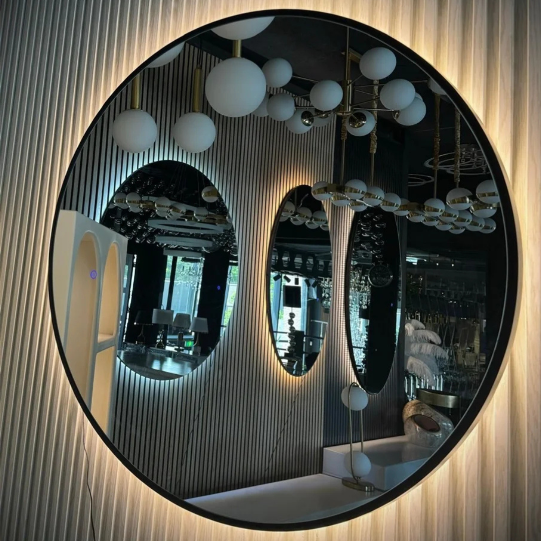 MIRROR BLACK 100X100