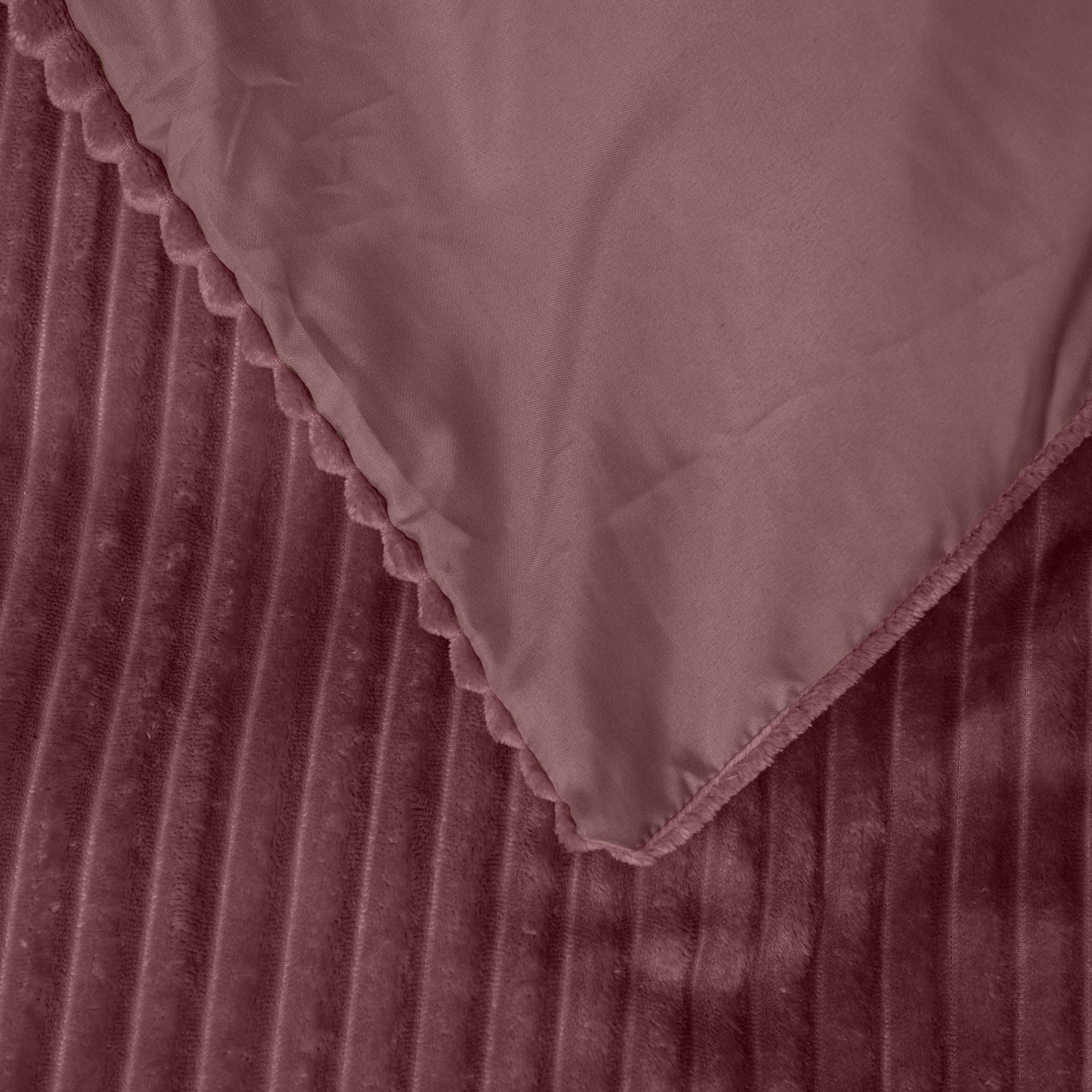 RIB TEDDY Oud Roze