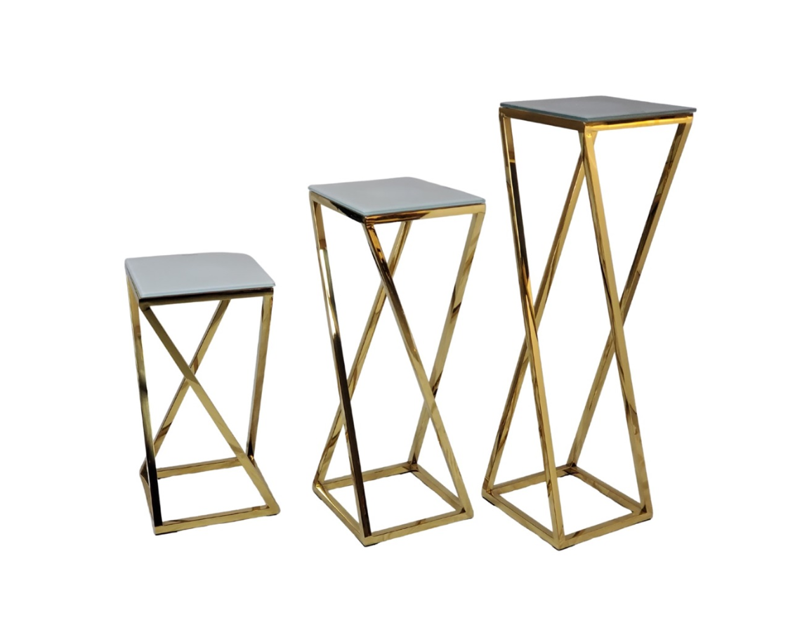 TABLE FIORI SET 3 diverse kleuren