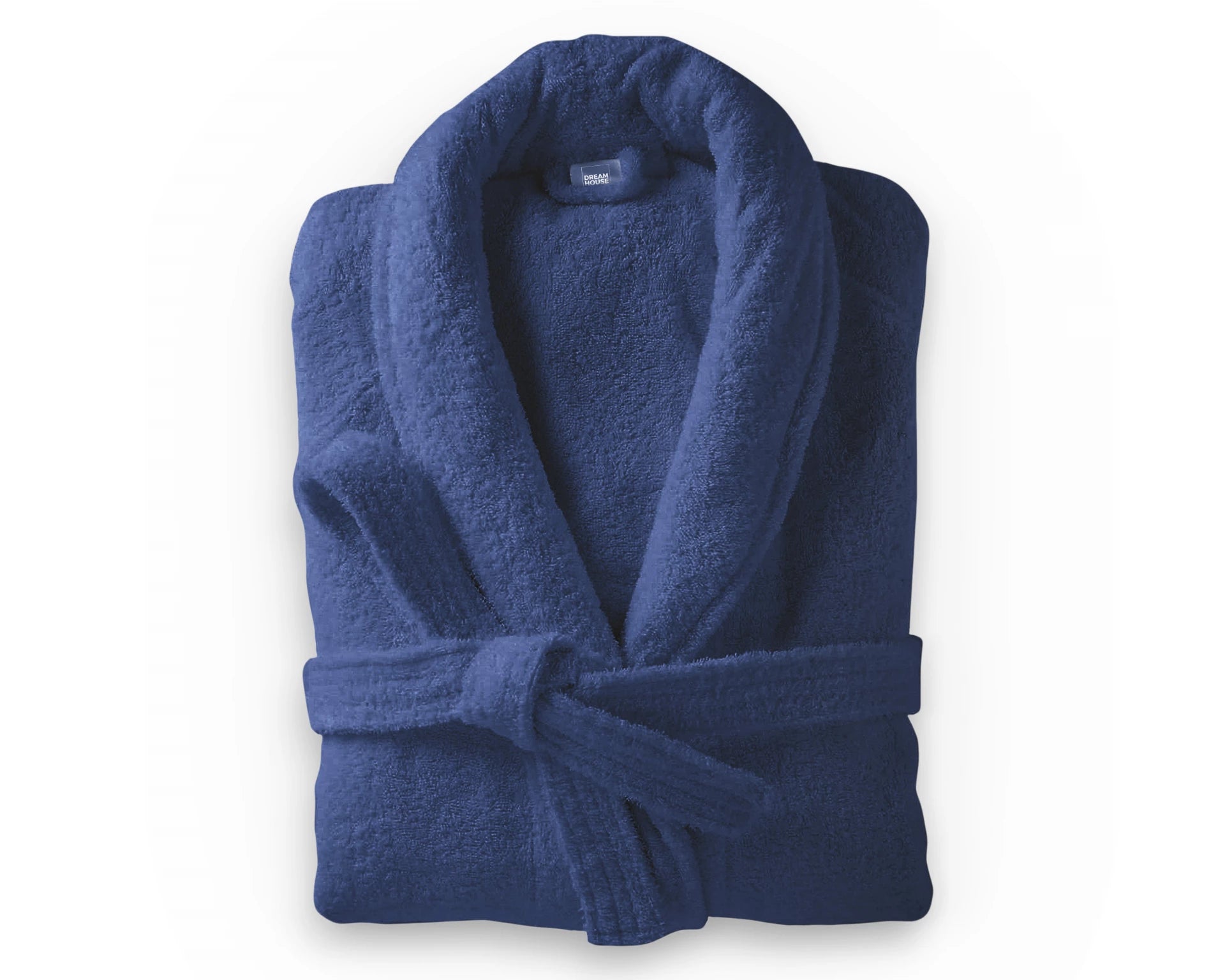 Peignoir en éponge douce bleu marine