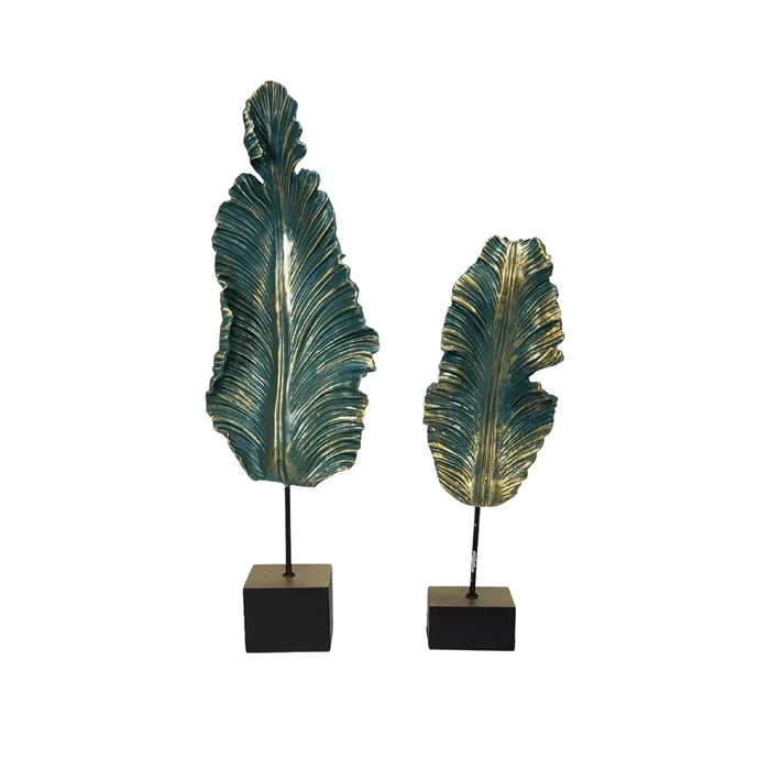 FEATHER BLUE SET OF 2
