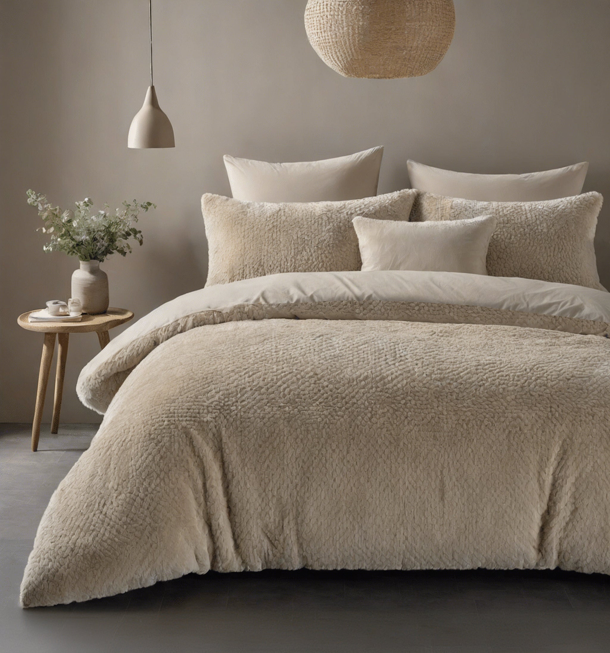 FUR TEDDY Taupe